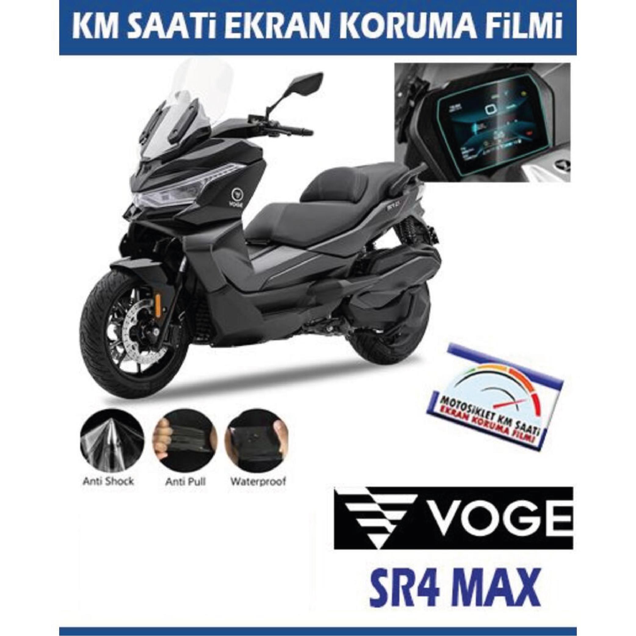 Ekran KorumasıVOGE SR4 MAX Motosiklet Ekran Km Koruyucu
