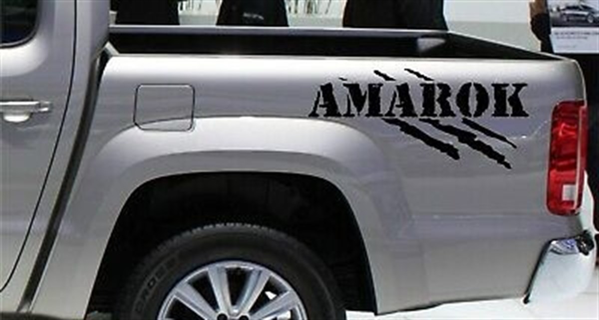 Volkswagen Amarok Pençe Desenli Sticker Etiket 