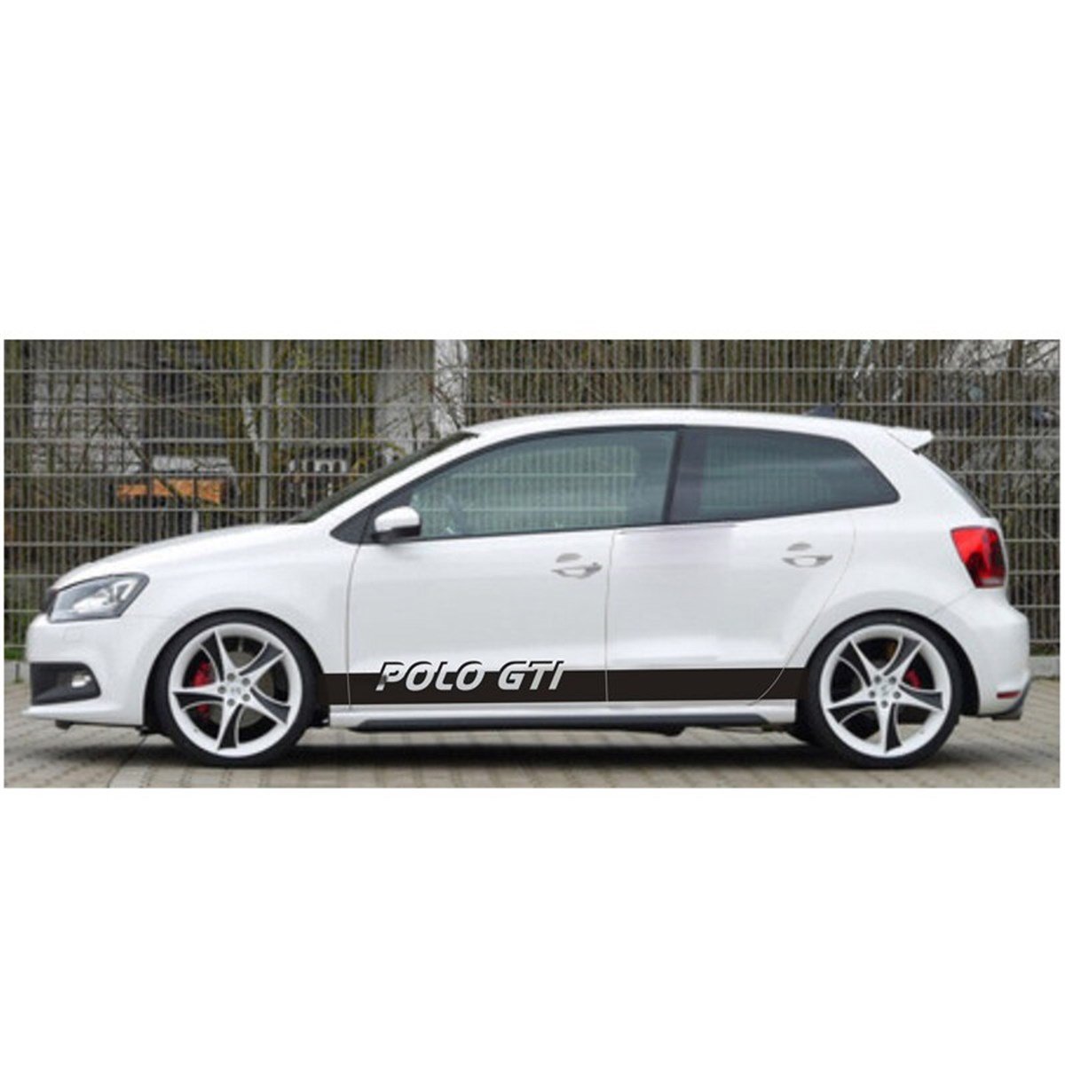 Volkswagen Polo GTI Yan Kapı Sticker Etiket Modeli