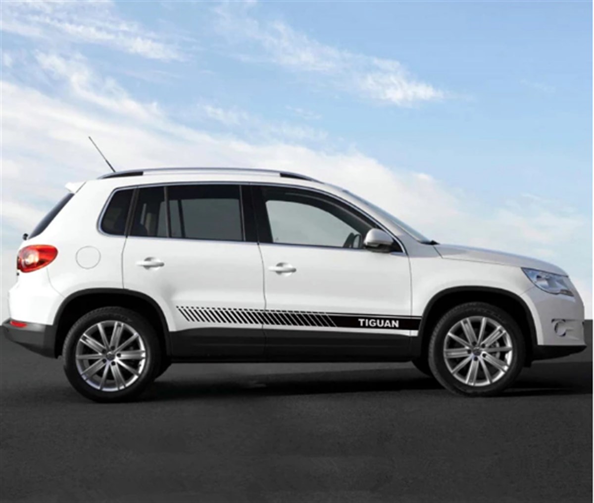 Volkswagen Tiguan Yan Kapı Şerit Sticker Etiket Modeli