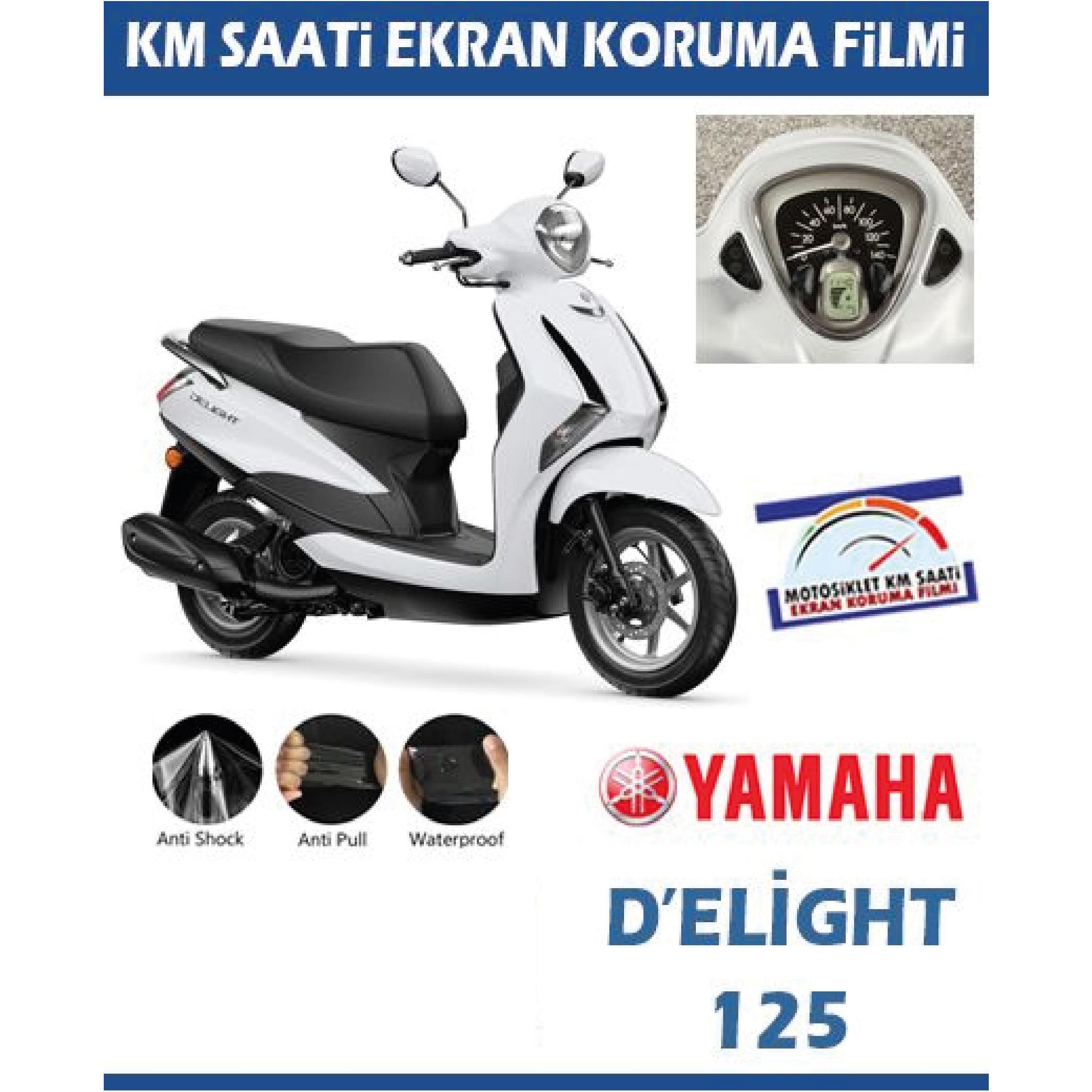 DİĞER MODELLER YAMAHAYamaha Delight 125 Yeni Kasa Motosiklet Ekran Km Koruyucu