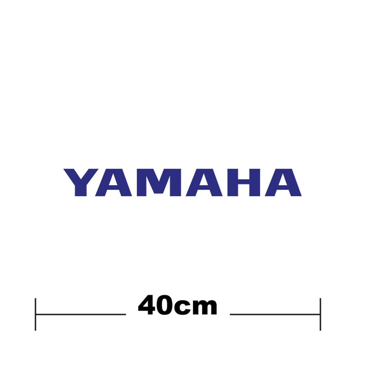 Yamaha Logo Yazı Sticker Etiket Tek Renk