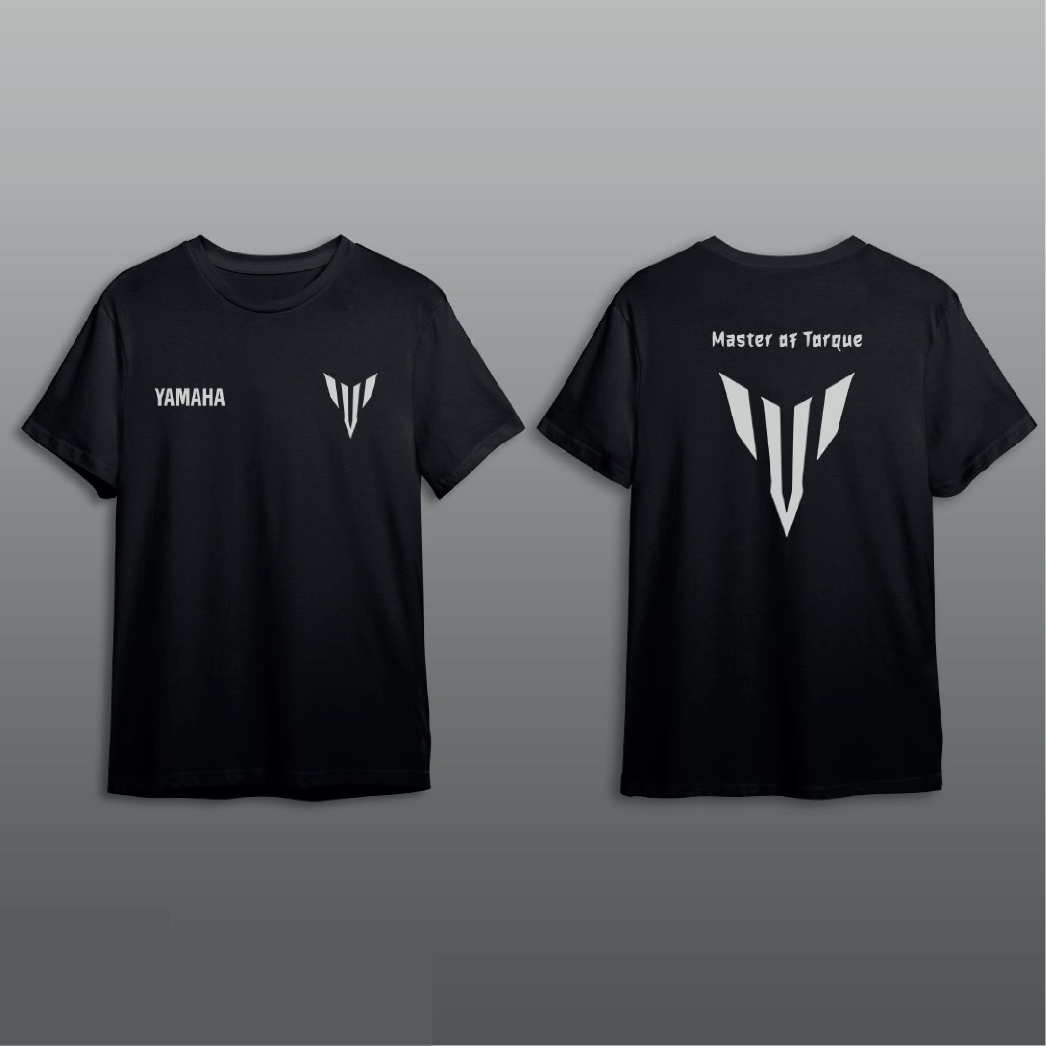 T-ShirtYamaha Master Of Torque Motocu Tshirt Modeli Siyah