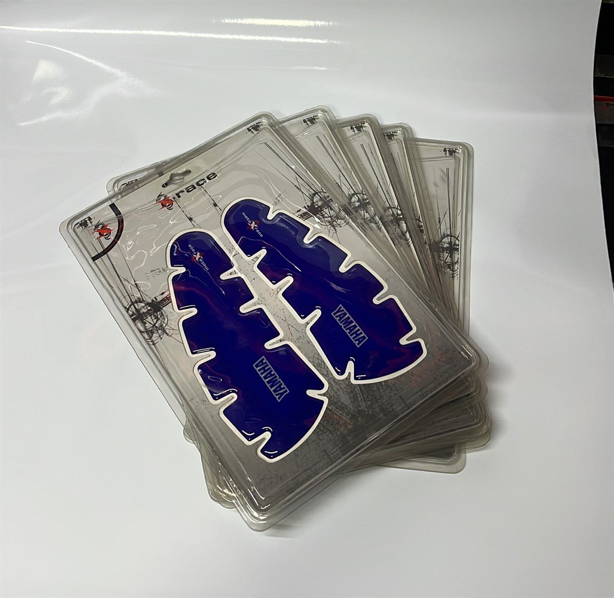 Yamaha Mavi Yan Depo Pad Damla Sticker Modeli