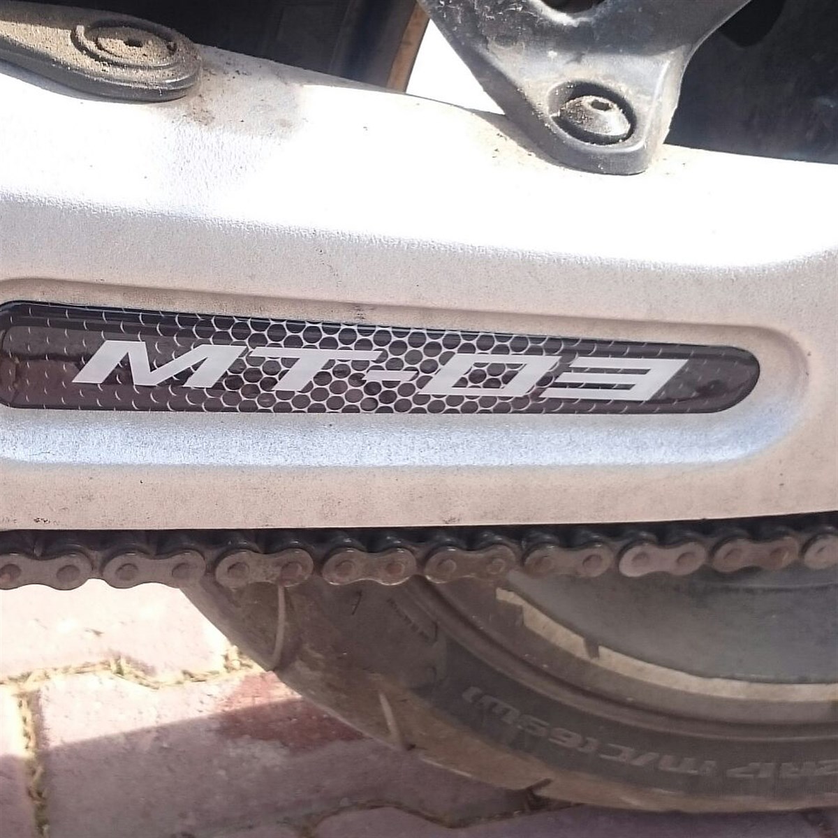 Yamaha MT-03 Damla Sticker Etiket Modeli