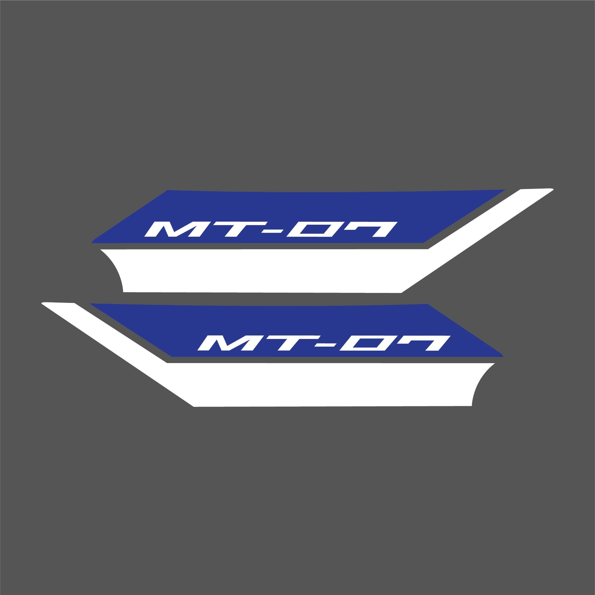 MT-07Yamaha MT-07 Depo Sticker Etiket Modeli 2019-2023 Uyumlu Lacivert - Beyaz