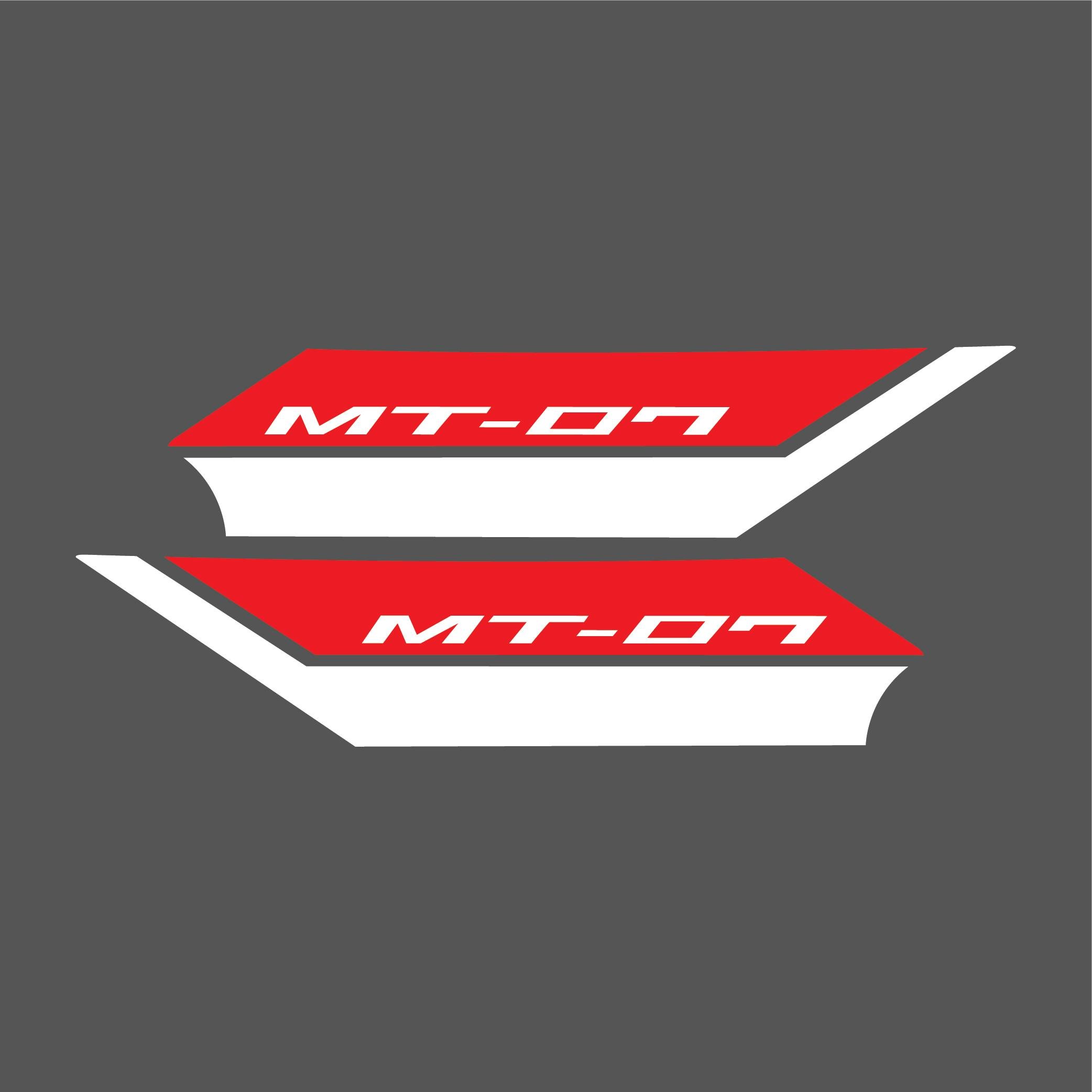MT-07Yamaha MT-07 Depo Sticker Etiket Modeli 2019-2023 Uyumlu Kırmızı - Beyaz