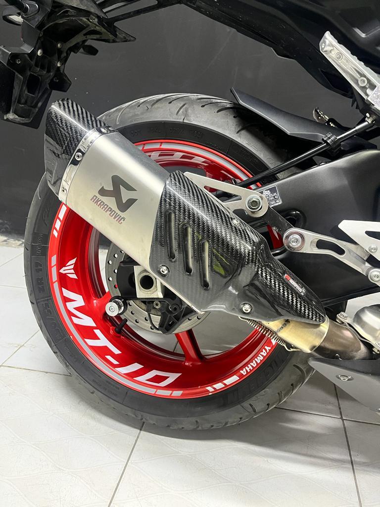 Yamaha MT-10 Motosiklet Jant Sticker Etiket Modeli
