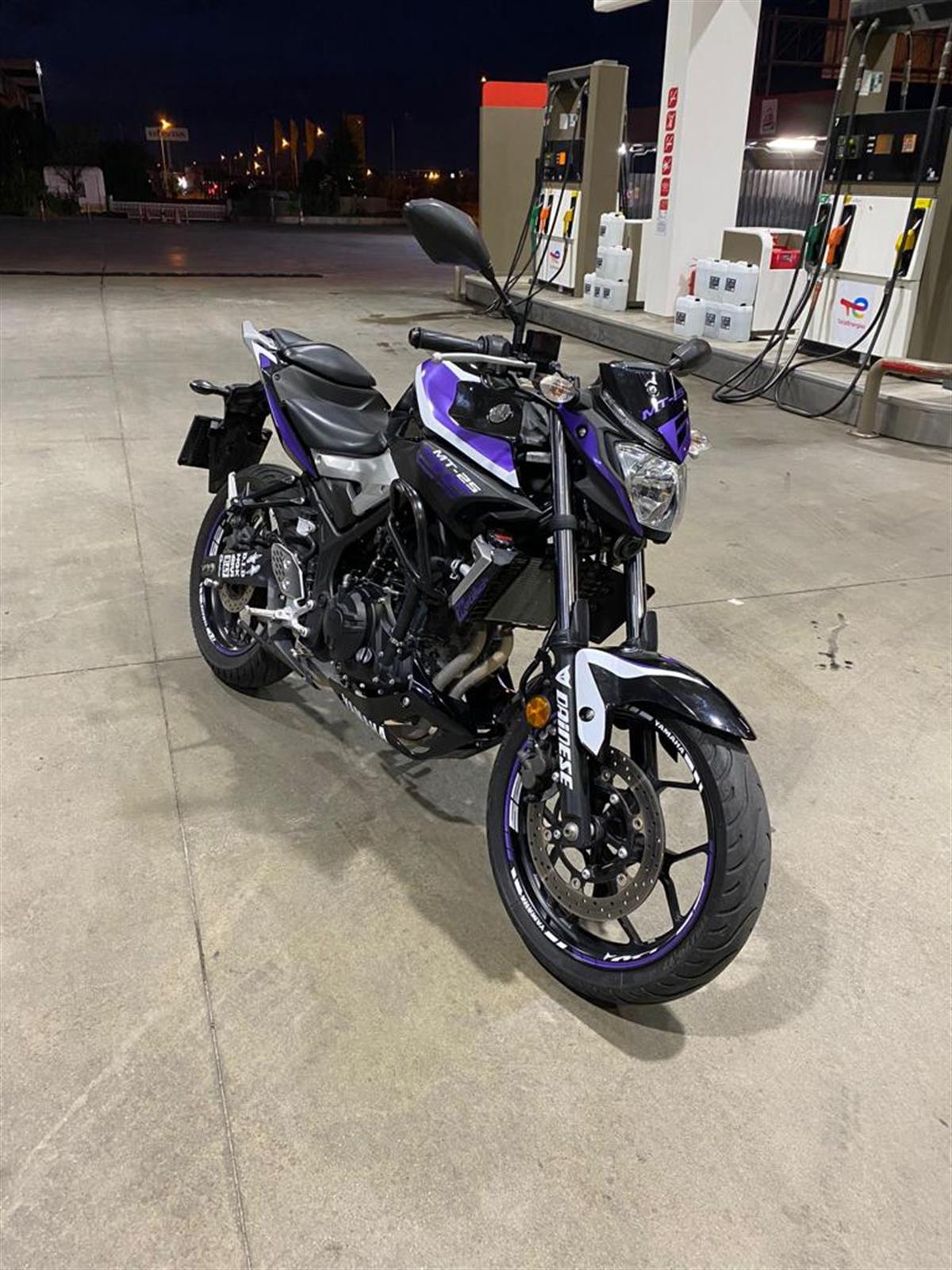 Yamaha MT-25 Dainese Sticker Etiket Kaplama