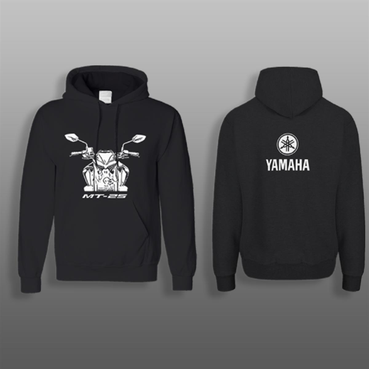 Yamaha Mt-25 Siyah Sweatshirt Modeli