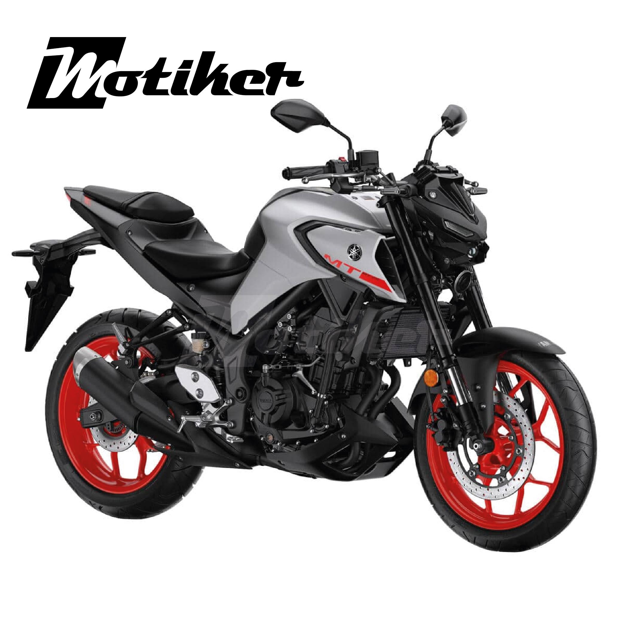 MT-25Yamaha MT-25 Yan Grenaj Orjinal Tasarım Sticker Etiket Modeli Neon Turuncu 2019-2025