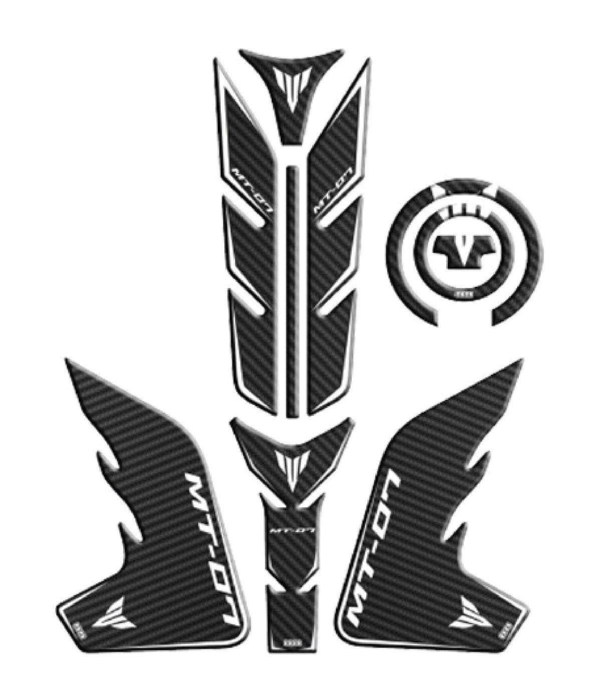 Yamaha mt07 2018-2020 Uyumlu Tank Pad Set 004