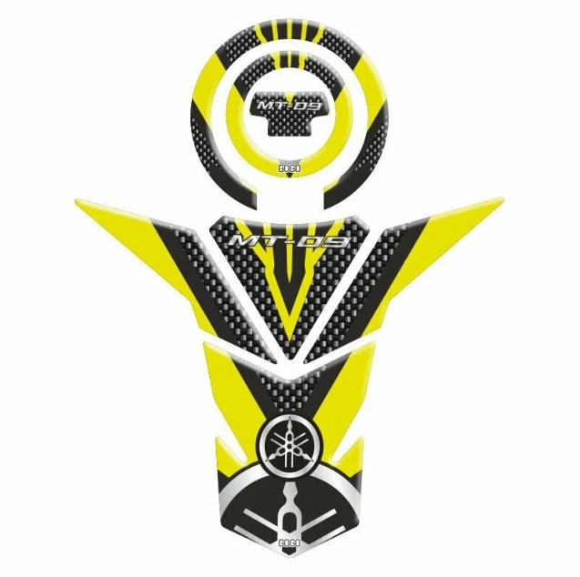 YAMAHA MT09 2013 - 2018 UYUMLU Tank Pad Set 002