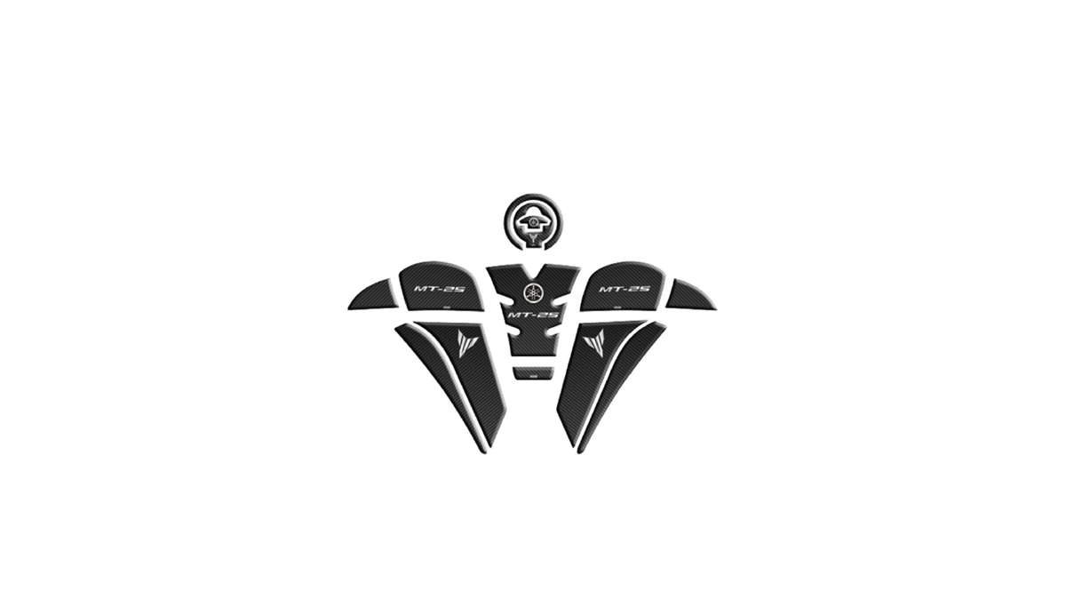 Yamaha mt25 2020-2023 Uyumlu Tank Pad Set 07