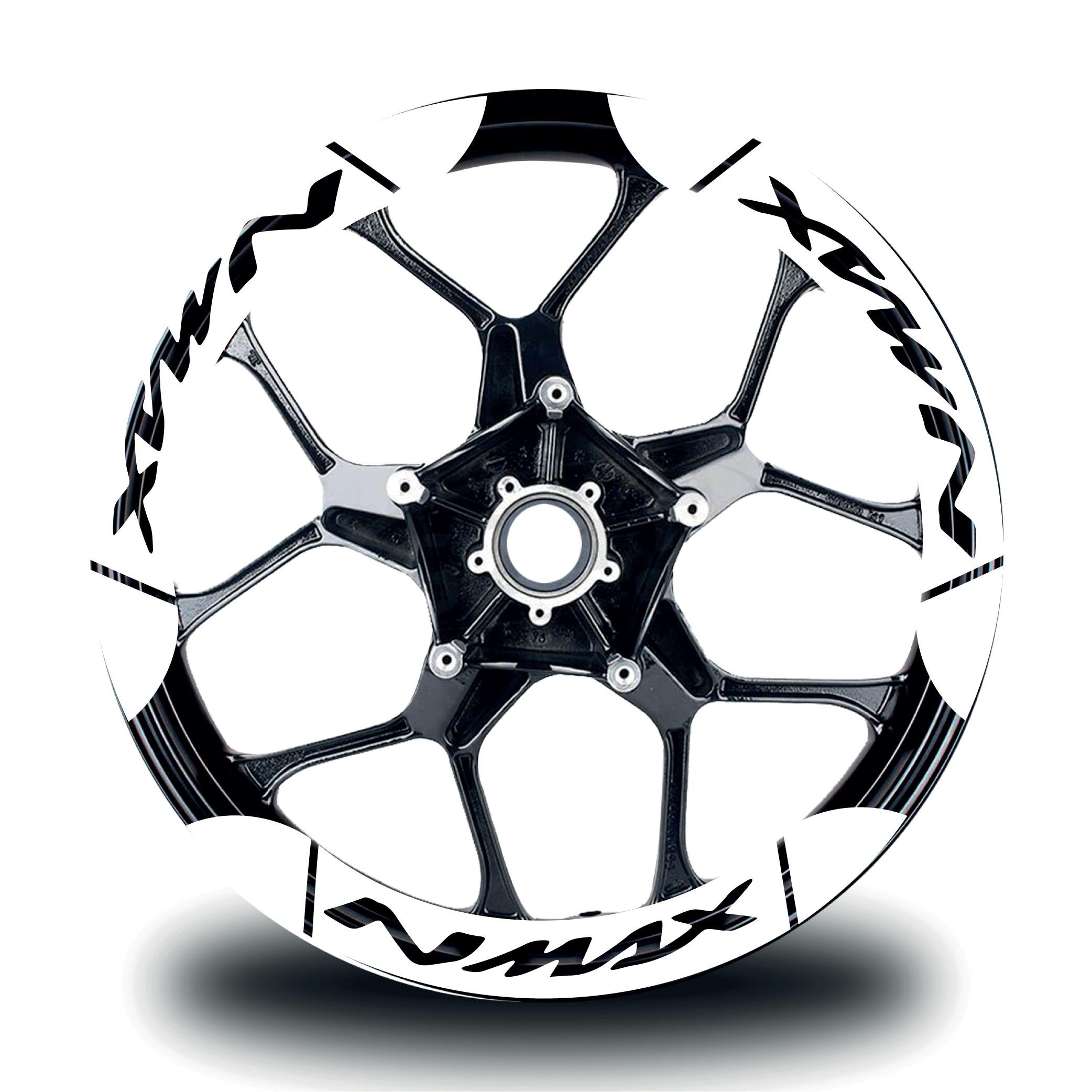 NMAX-155YAMAHA Nmax İç & Dış Jant Sticker Etiket Modeli Beyaz