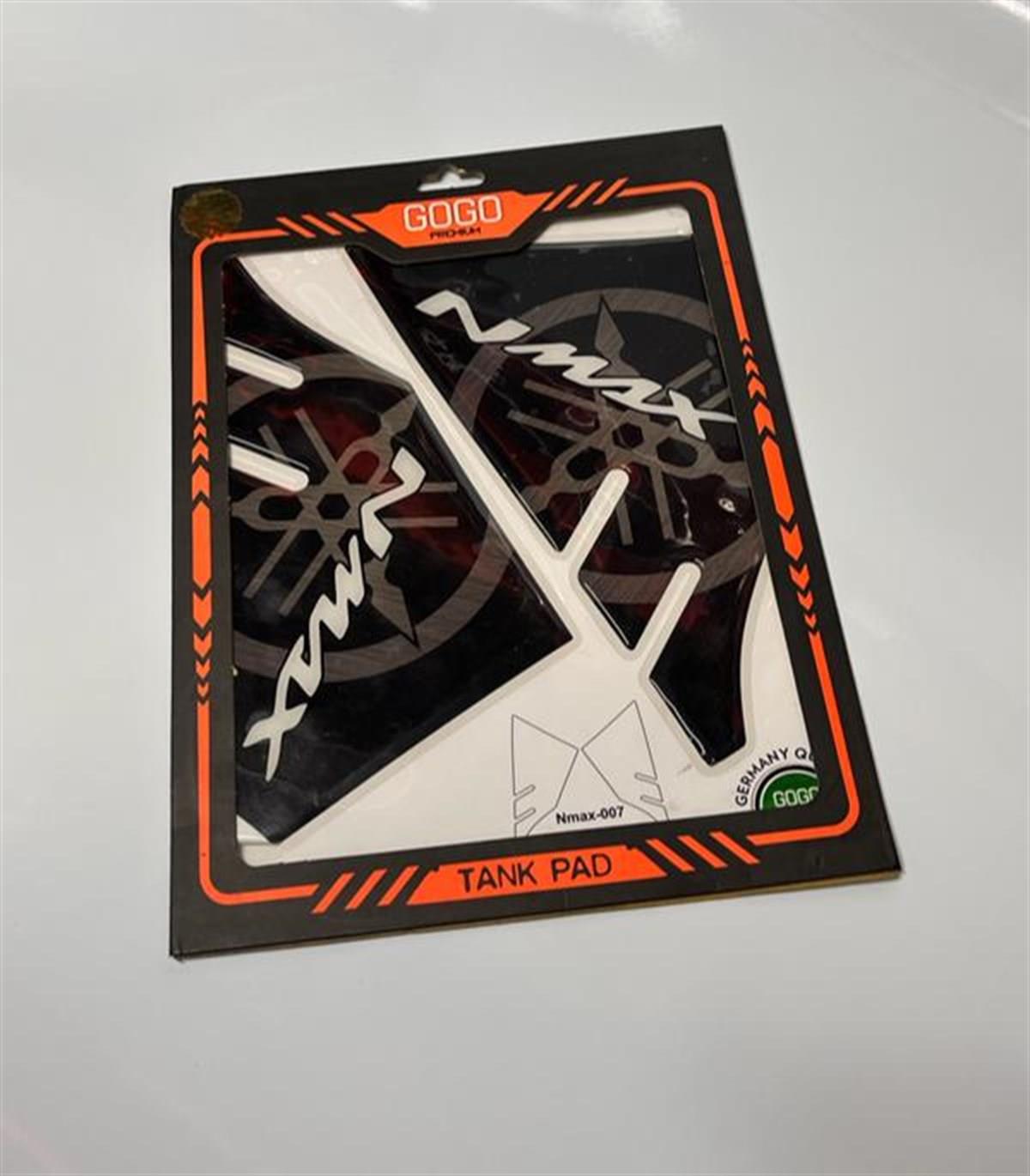 Yamaha NMAX Siyah Tank Pad Damla Sticker Modeli