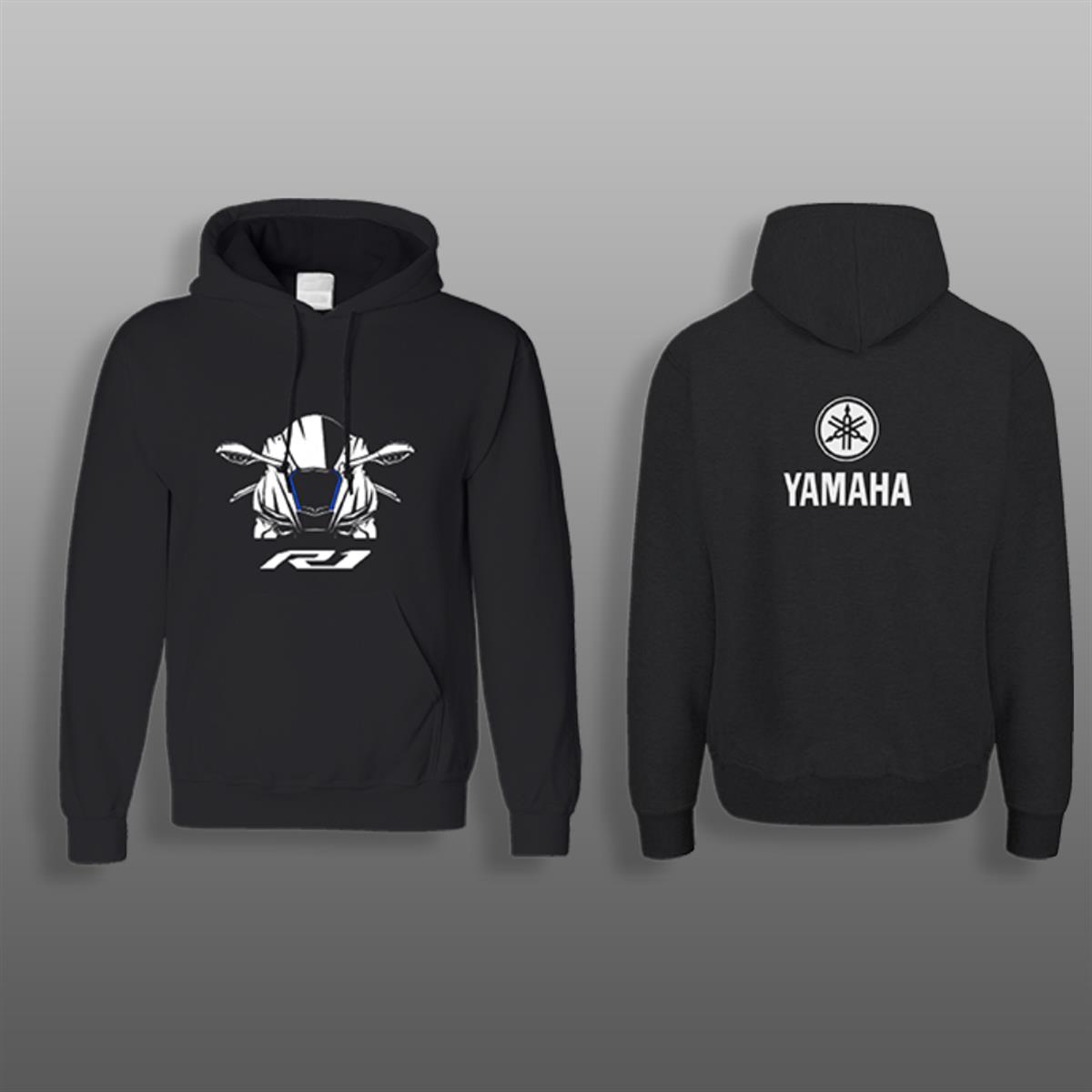 Yamaha R1 Siyah Sweatshirt Modeli