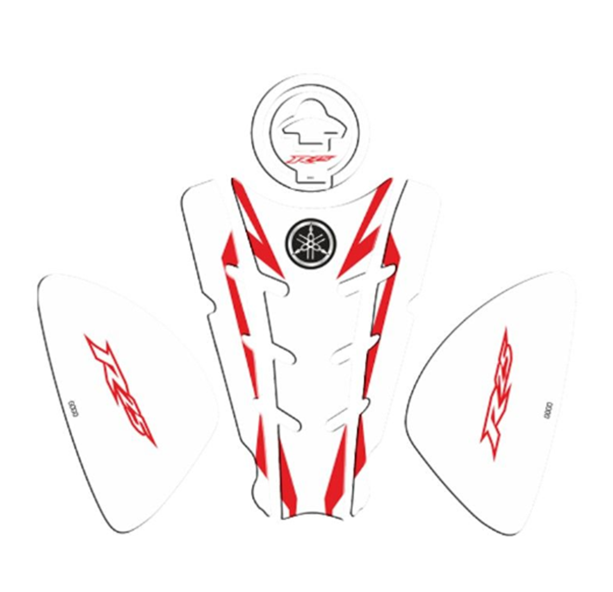 Yamaha R25 2014-2014 Uyumlu Tank Pad Set 011