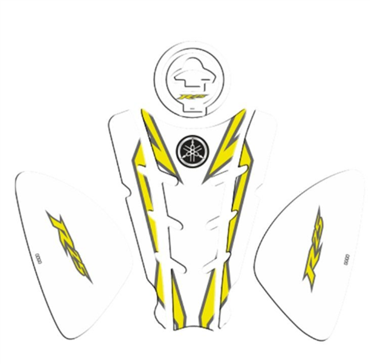 Yamaha R25 2014-2018 Uyumlu MotosikletTank Pad Set 013