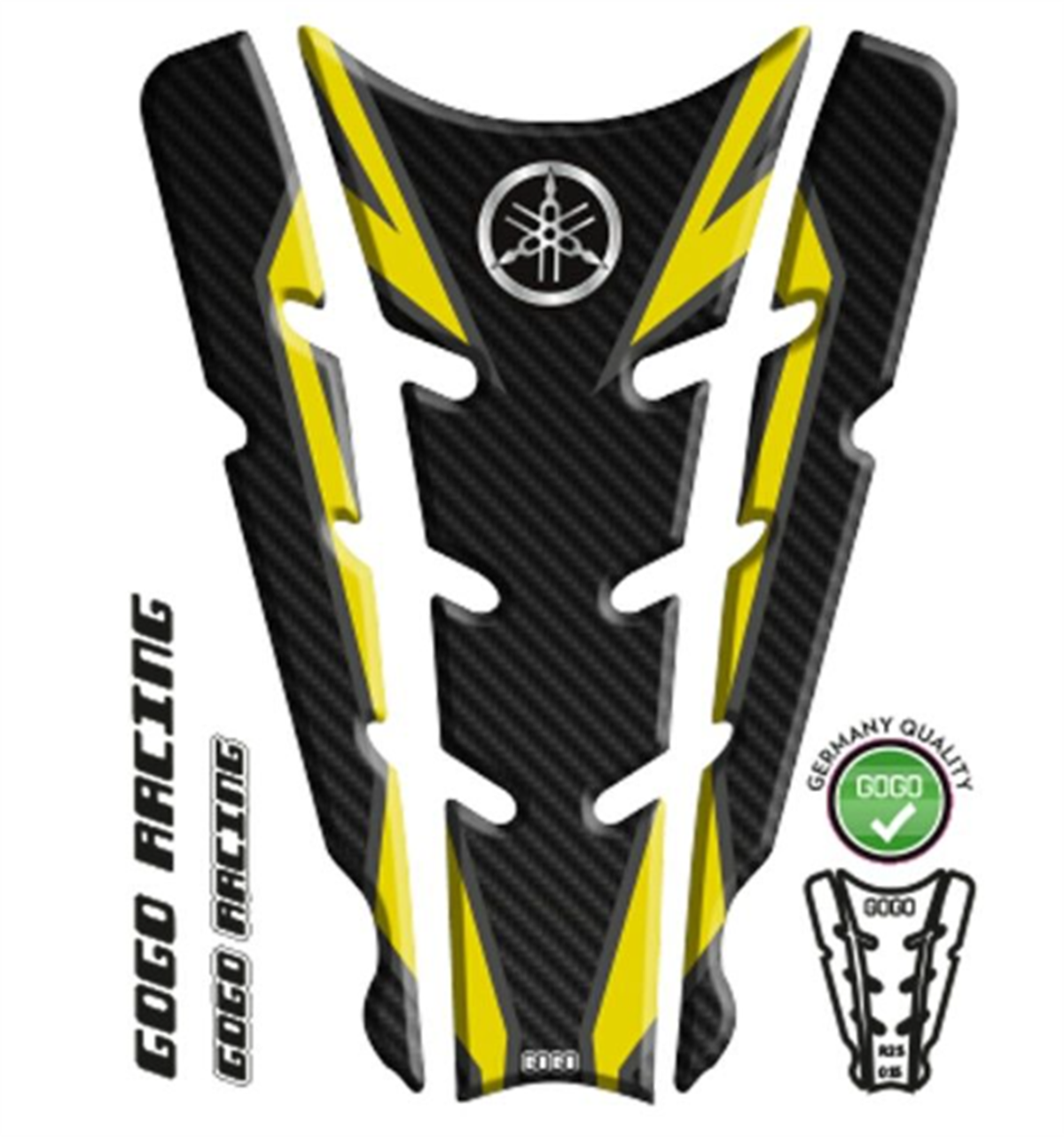 Yamaha R25 2014-2018 Uyumlu Tank Pad 020