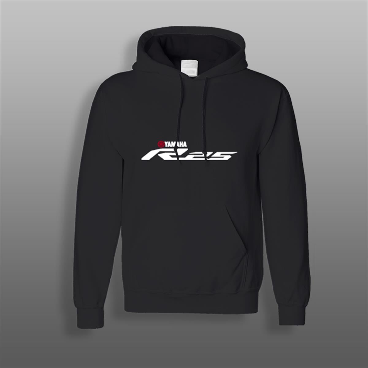 Yamaha R25 Yazılı Siyah Sweatshirt Modeli
