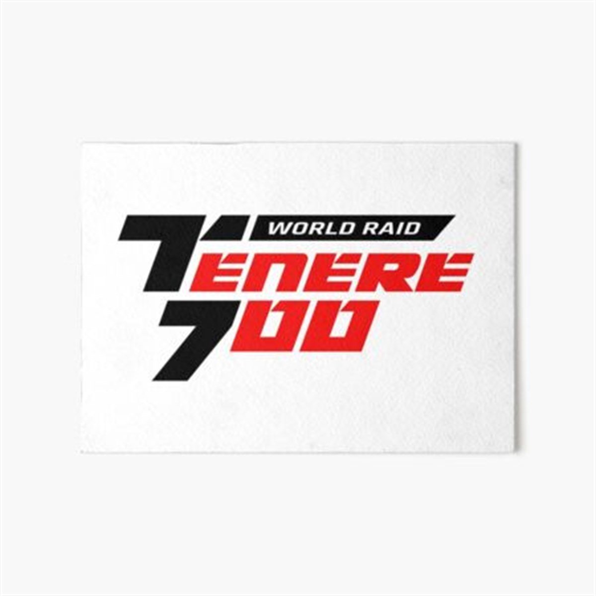 Yamaha Tenere 700 World Raıd Kırmızı Sticker Etiket Modeli