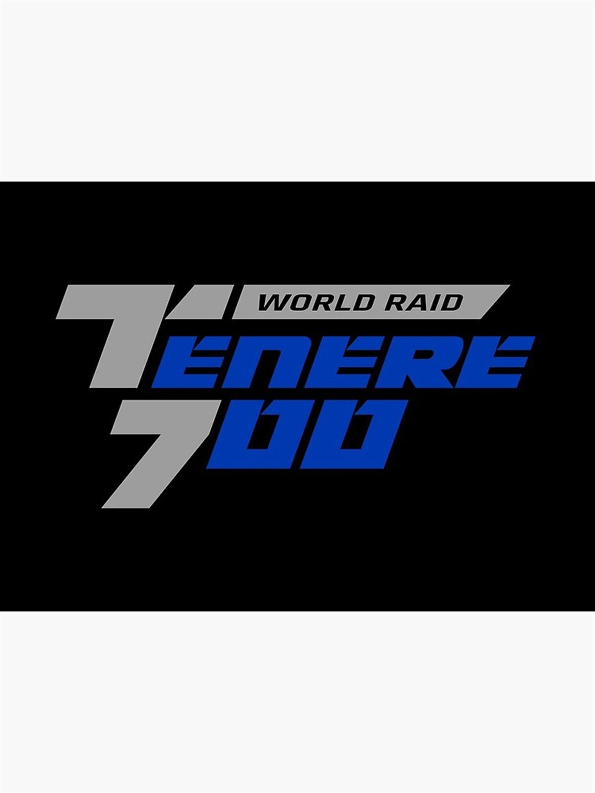 Yamaha Tenere 700 World Raıd Lacivert Sticker Etiket Modeli