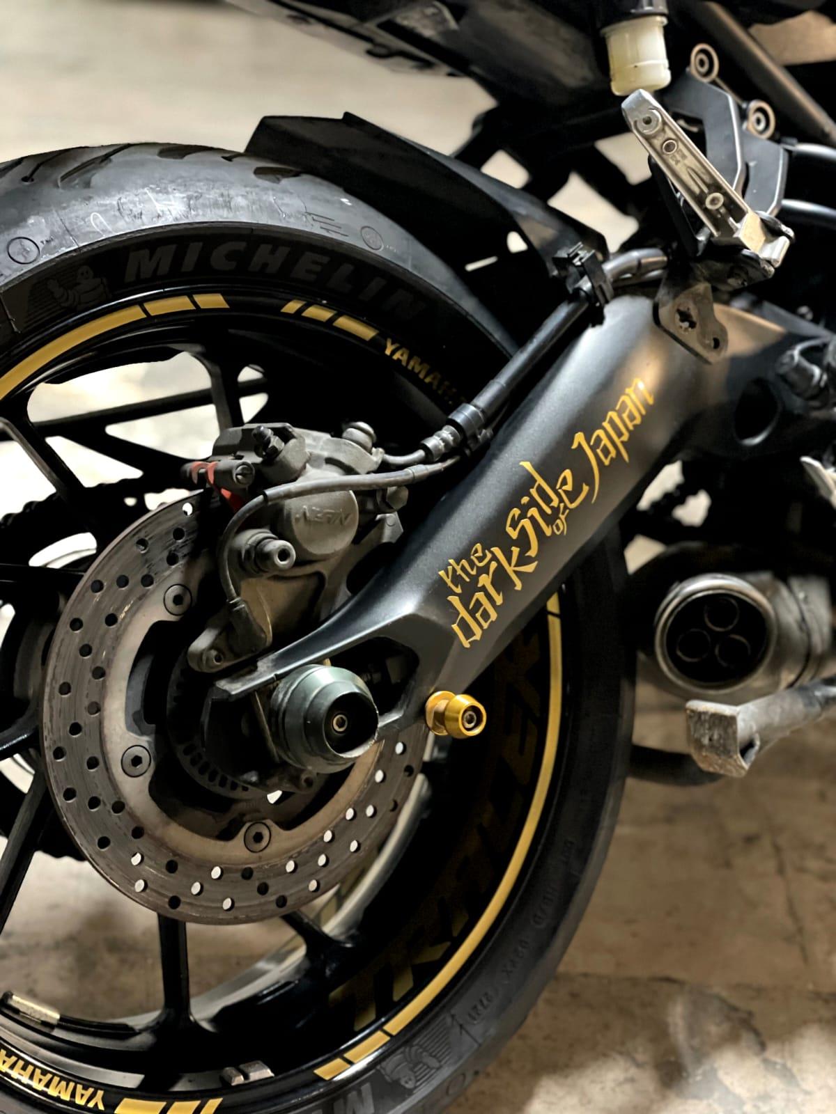 YAMAHA TRACER 09 İç & Dış Motosiklet Jant Sticker Etiket Modeli