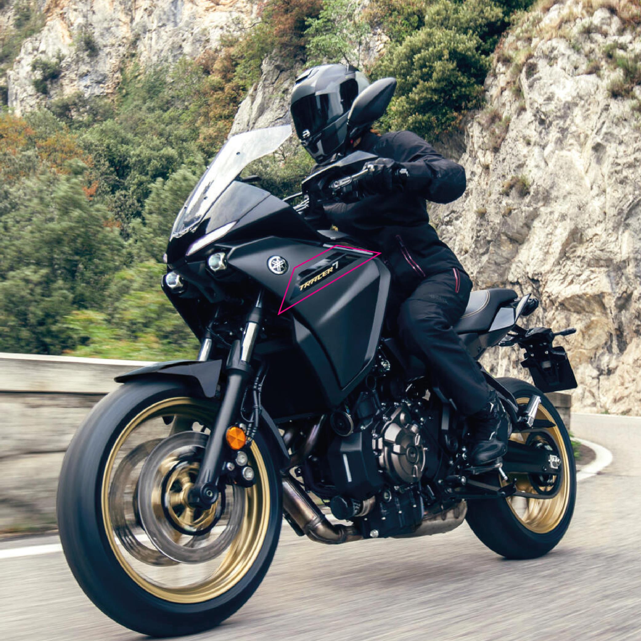 TRACER 700Yamaha Tracer 7 Yan Grenaj Orj. Tasarım Sticker Etiket Modeli