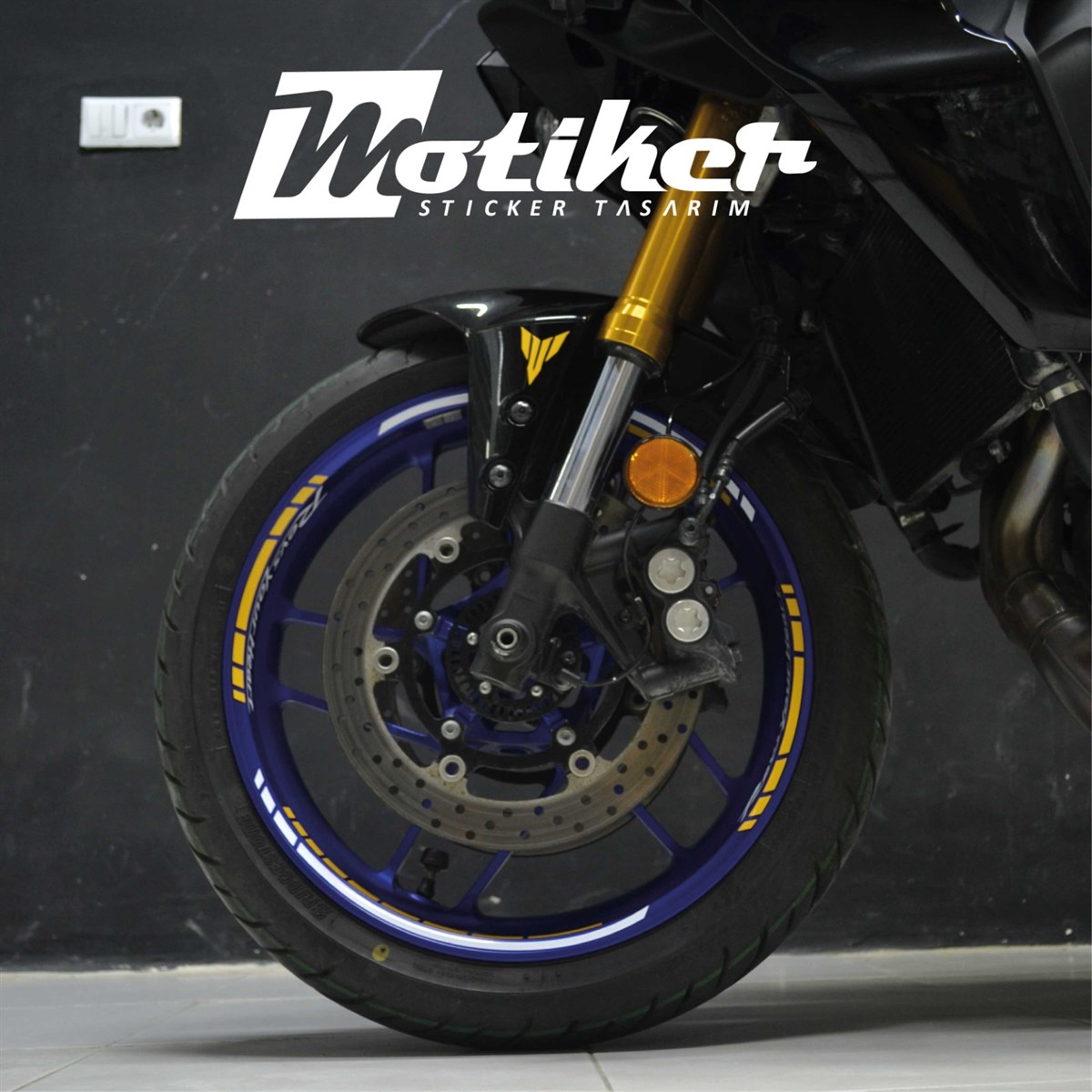 Yamaha Tracer 9 GT Jant Sticker Etiket Modeli