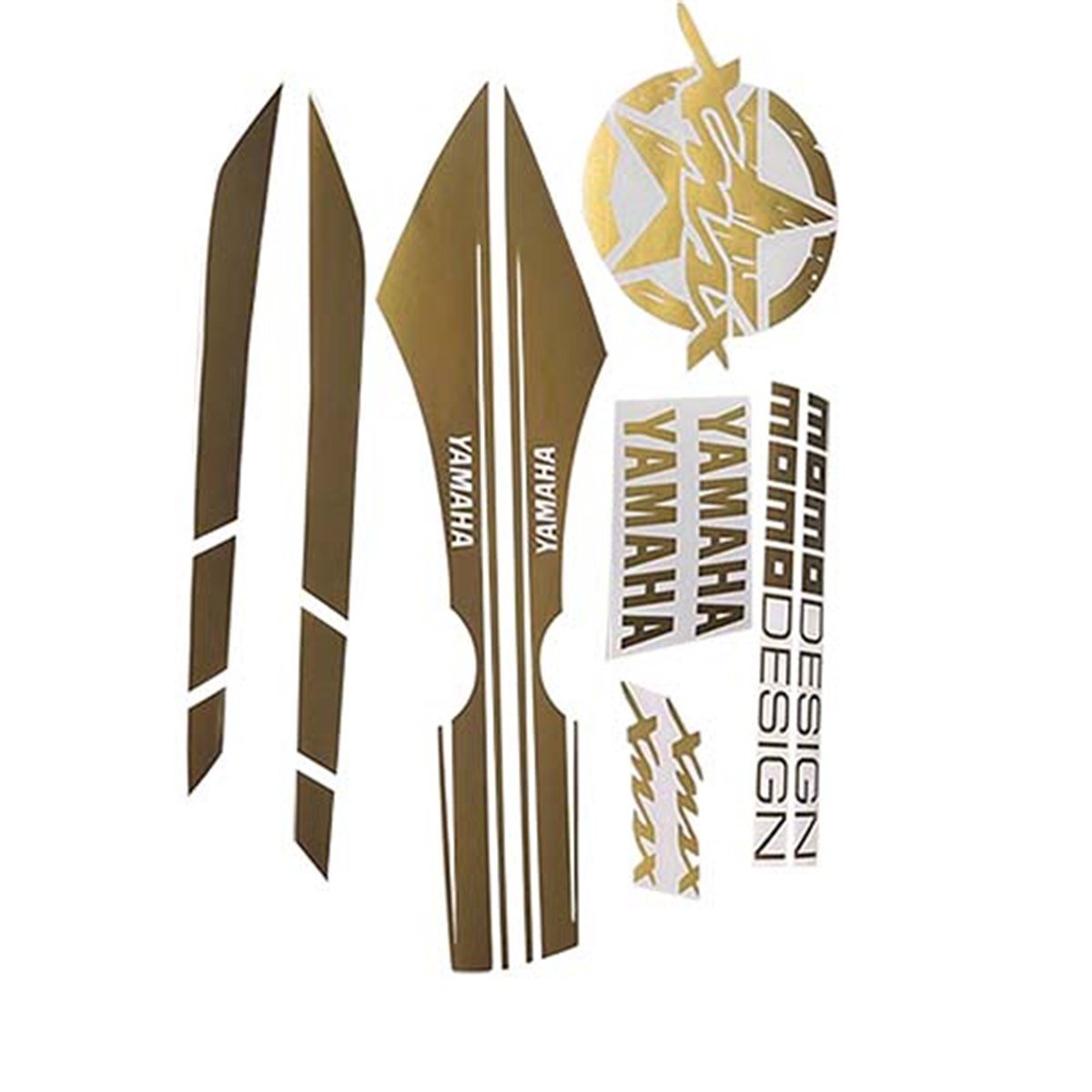 Yamaha X-Max Mat Gold Sticker Modeli