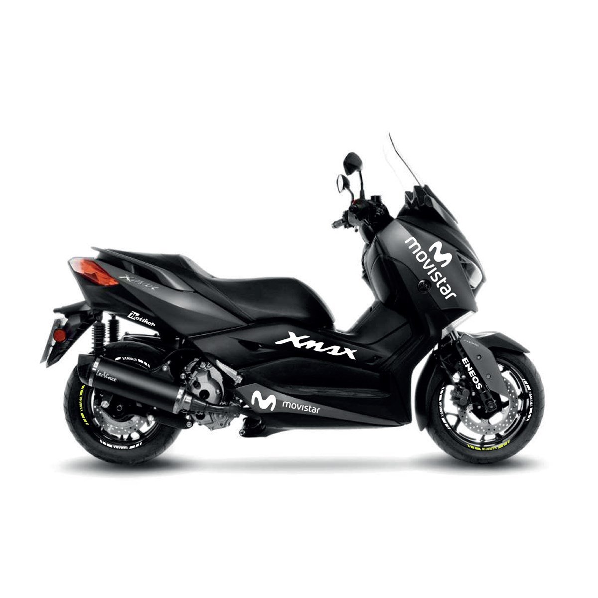 Yamaha XMAX Movıstar Sticker Etiket Modeli