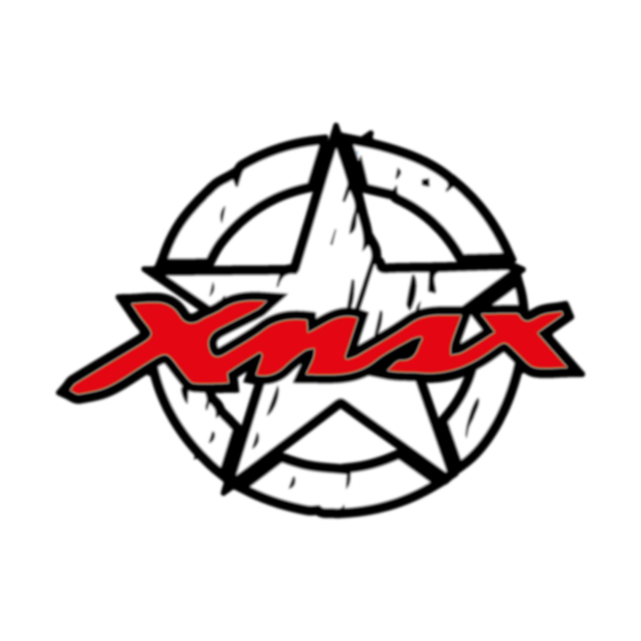 XMAX250Yamaha XMAX Sticker Ön Cam Yıldız Etiket Modeli Beyaz