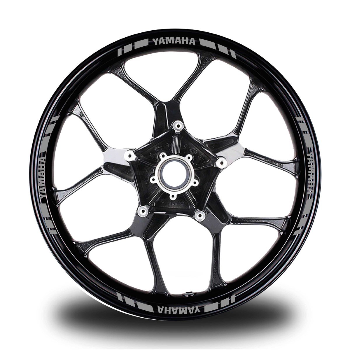 YAMAHA YAZILI KISA DIŞ ŞERİT 16'LI TEK RENK JANT STICKER MODELİ
