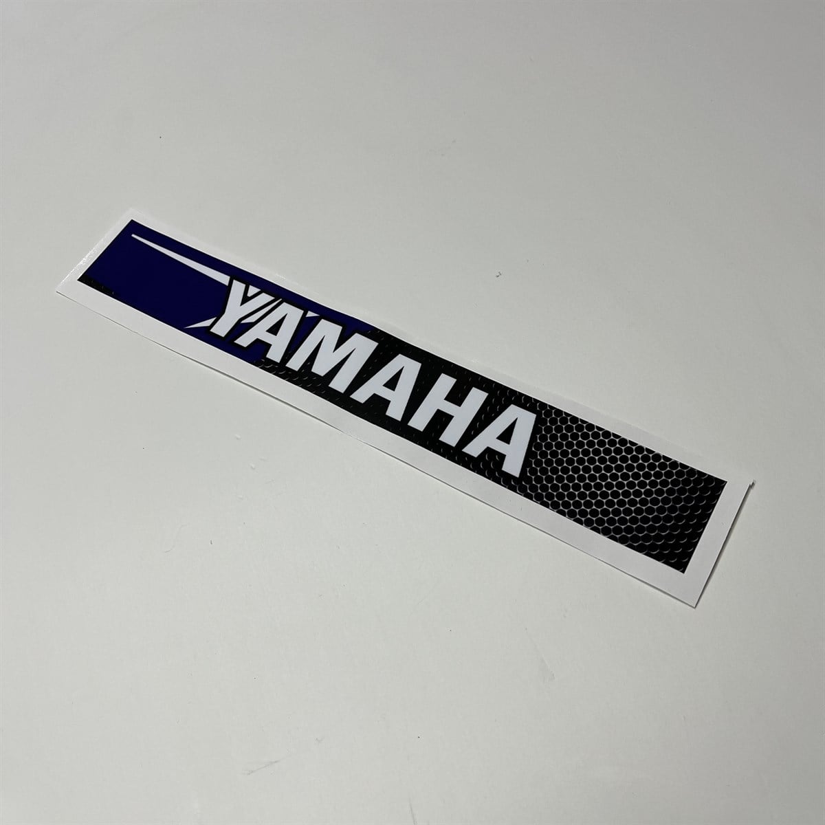 Yamaha Yazılı Mavi Arka Maşa Sticker Modeli