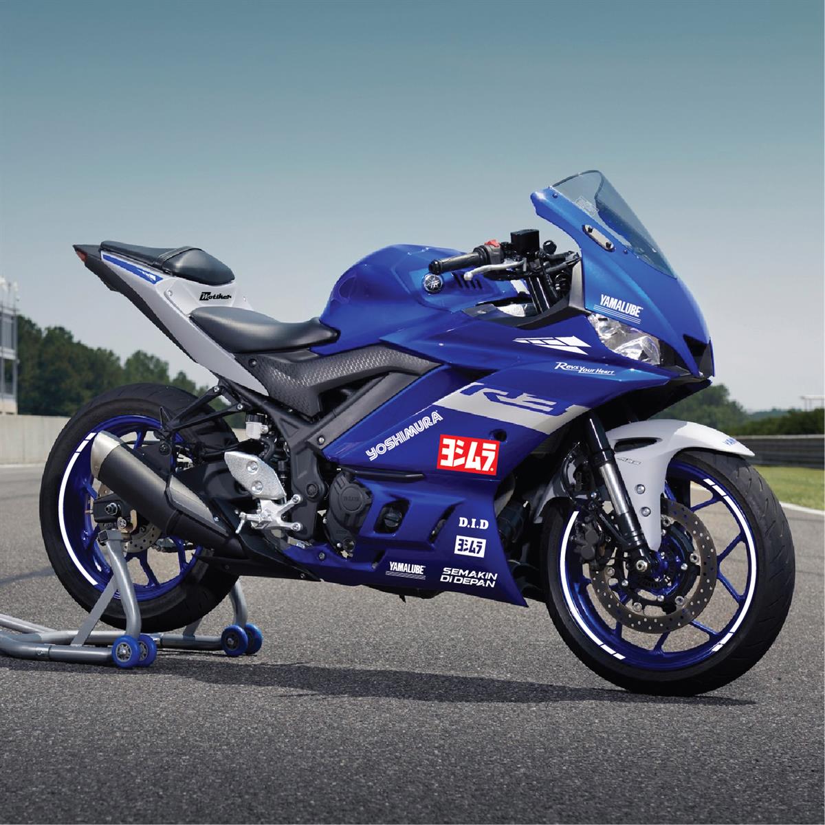 Yamaha Yoshimura Sticker Etiker Takımı