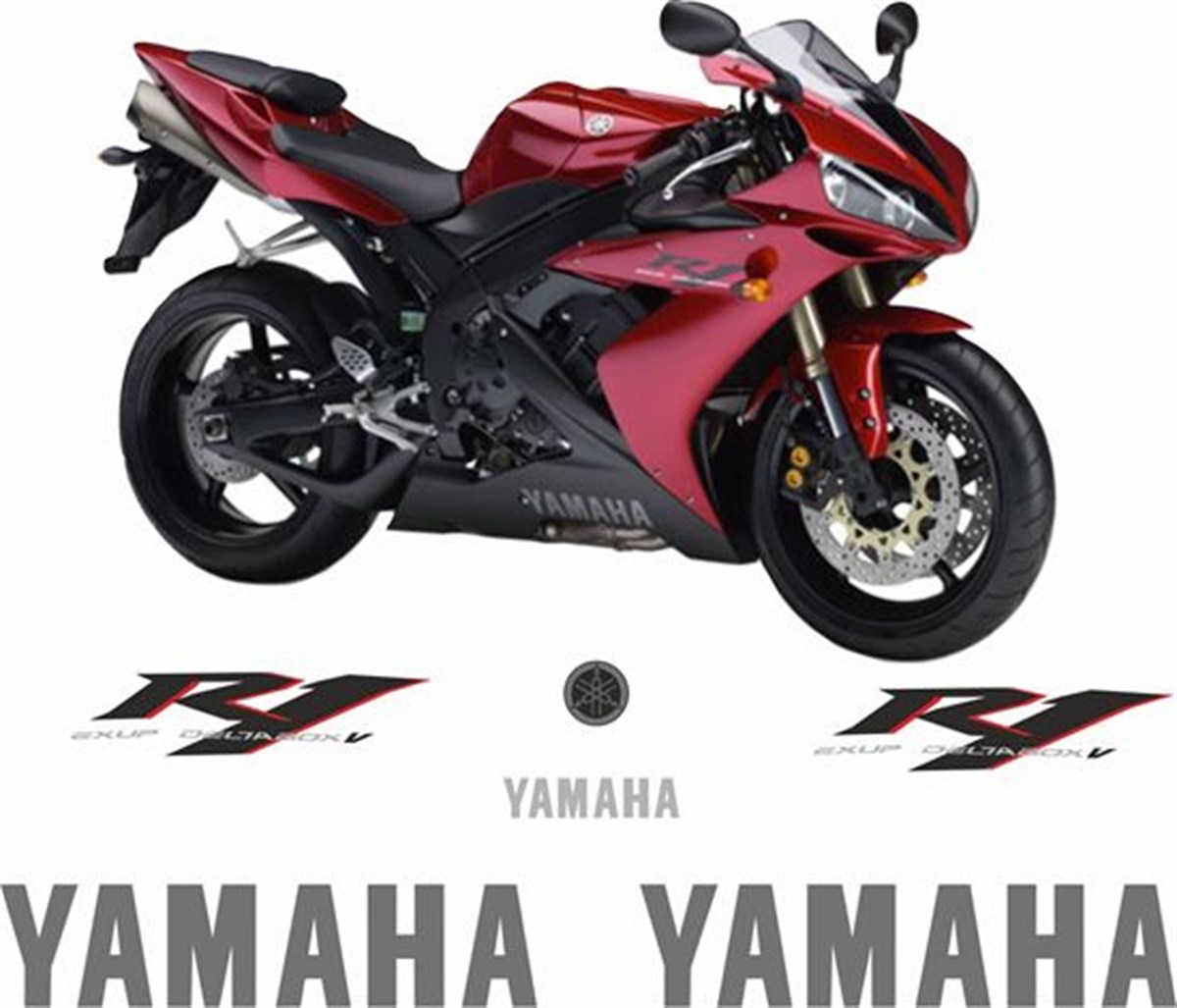 Yamaha YZF R1 2006 Takım Sticker Modeli