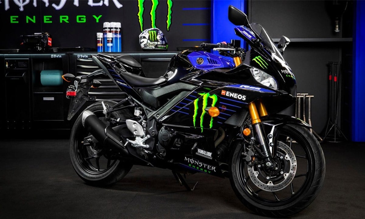 Yamaha YZF-R25 Monster Orjinal Sticker Etiket Modeli