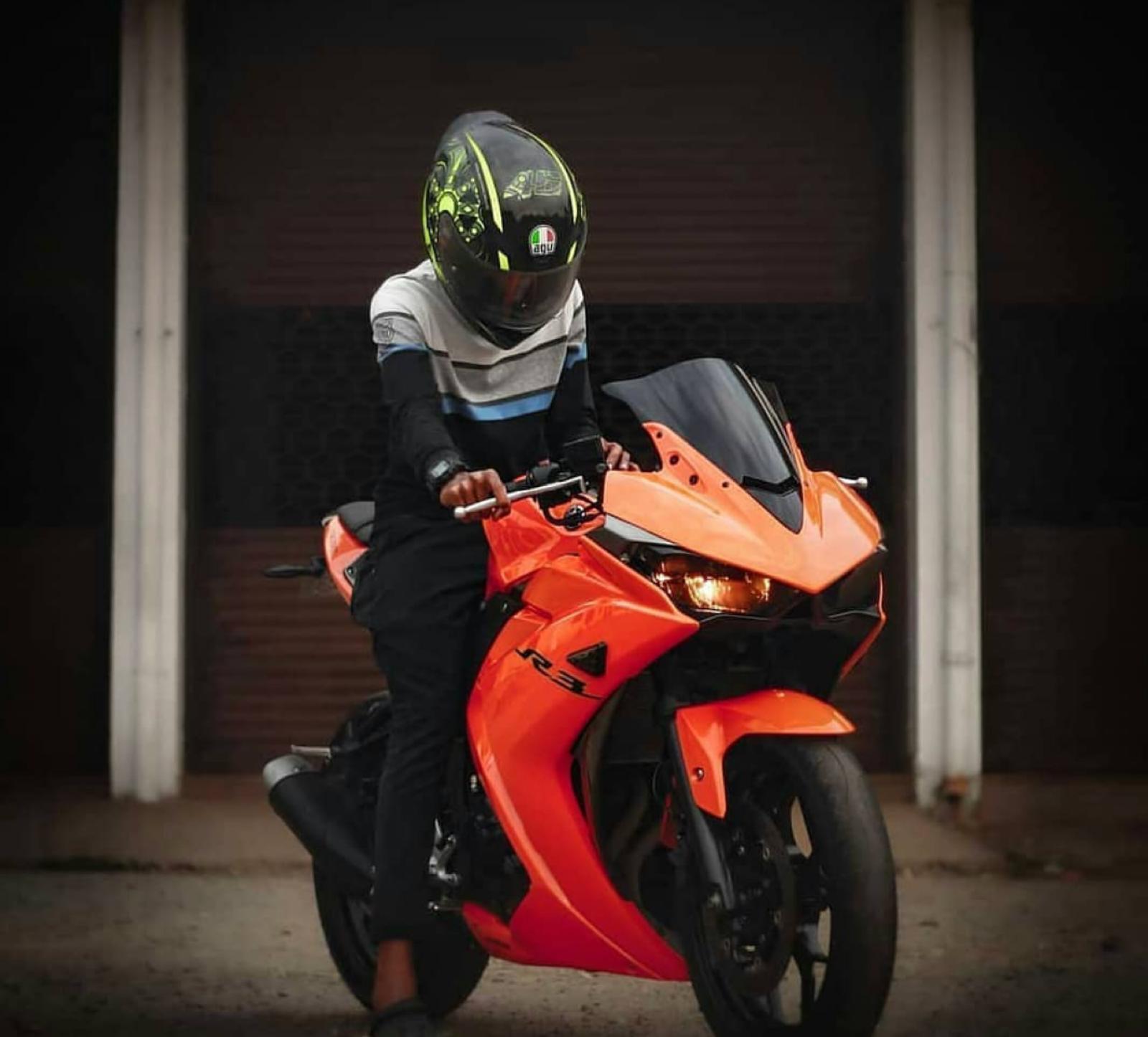 Motosiklet Kaplama Yamaha YZF-R25 Turuncu Motosiklet Kaplaması 