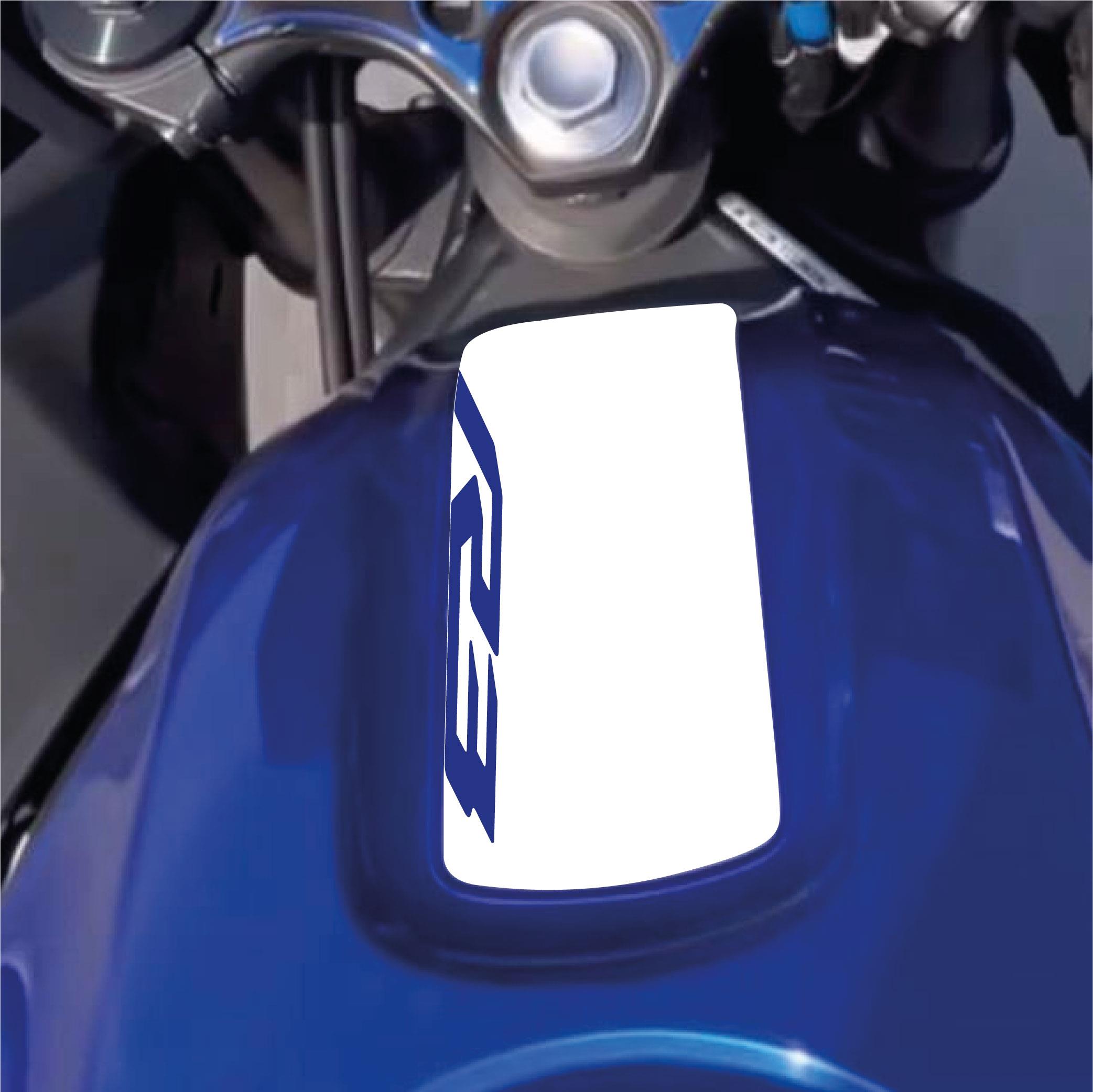 R25Yamaha YZF R3 Depo Üstü Sticker Etiket Modeli beyaz