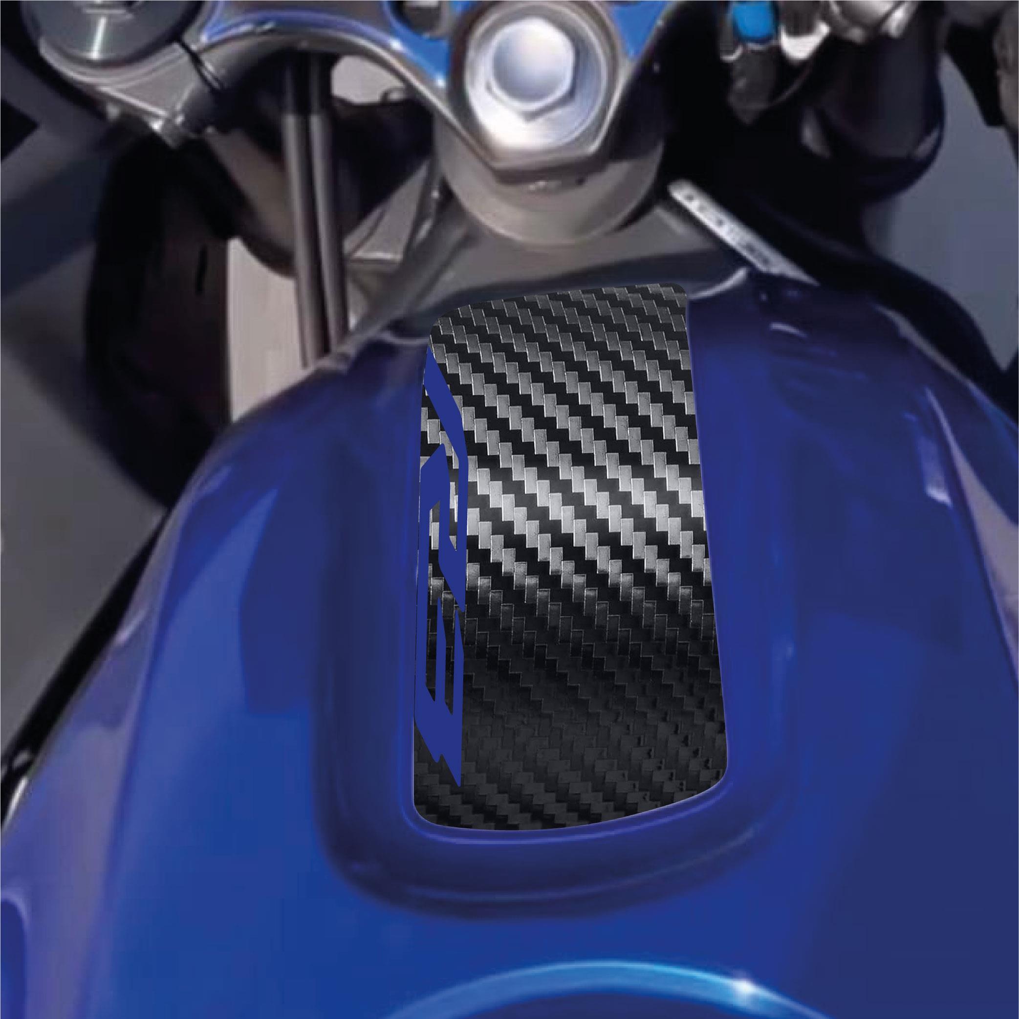 R25Yamaha YZF R3 Depo Üstü Sticker Etiket Modeli Karbon