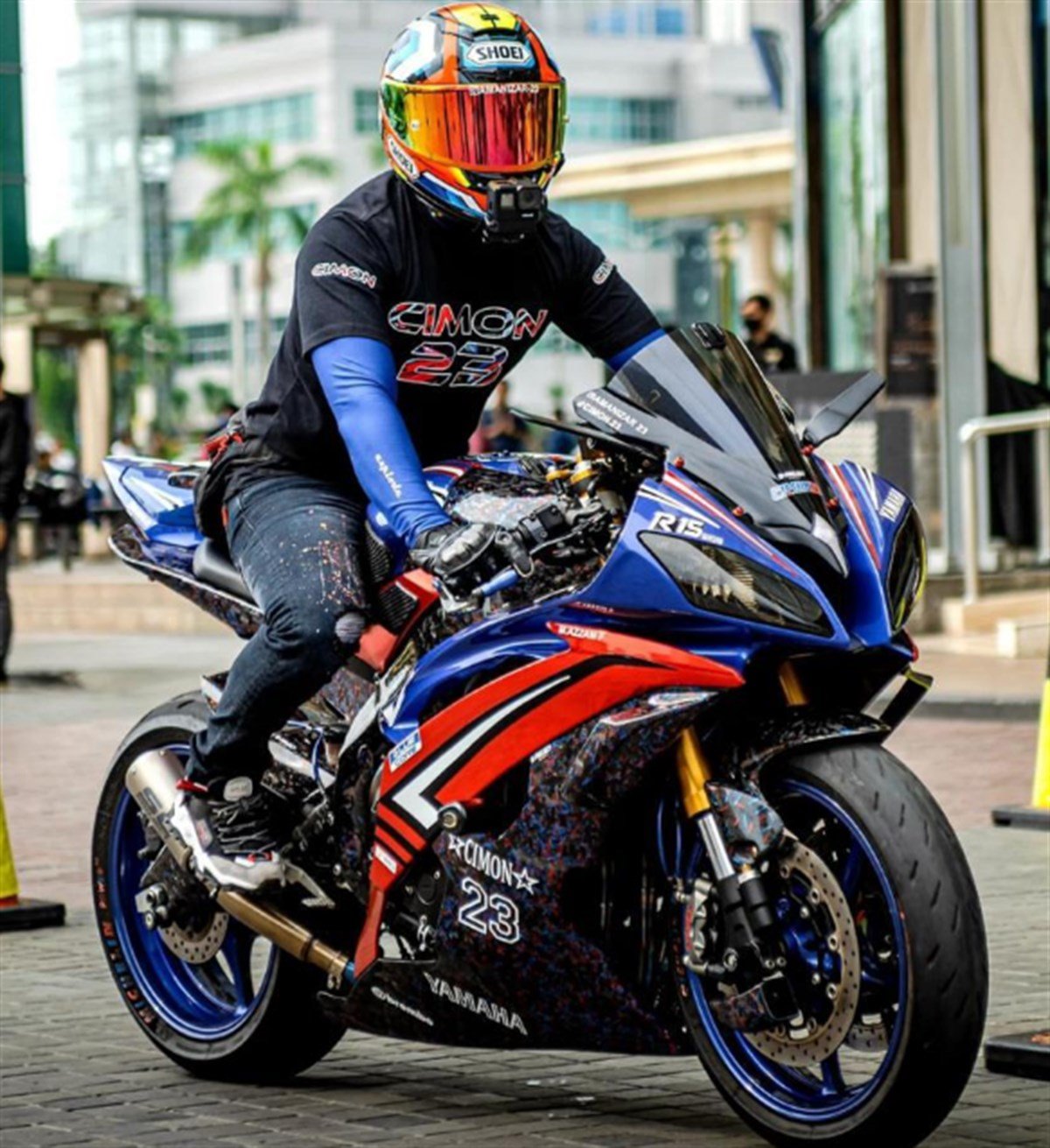 Yamaha YZF R6 Cimon Takım Sticker Etiket Modeli