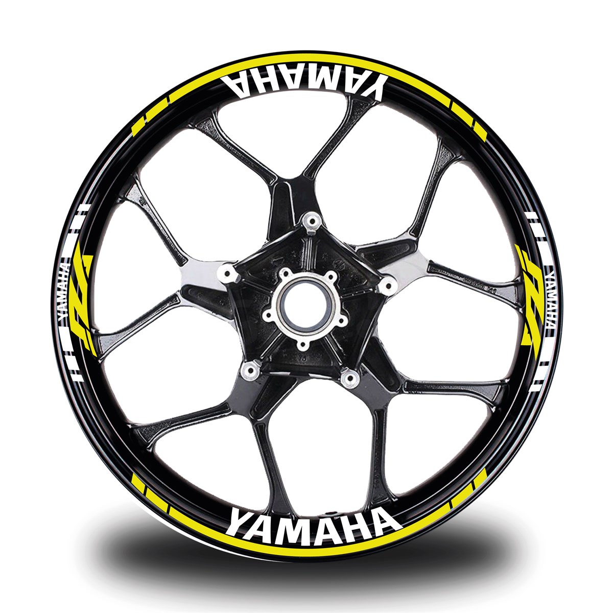 Yamaha YZF Sarı Takım Jant Sticker