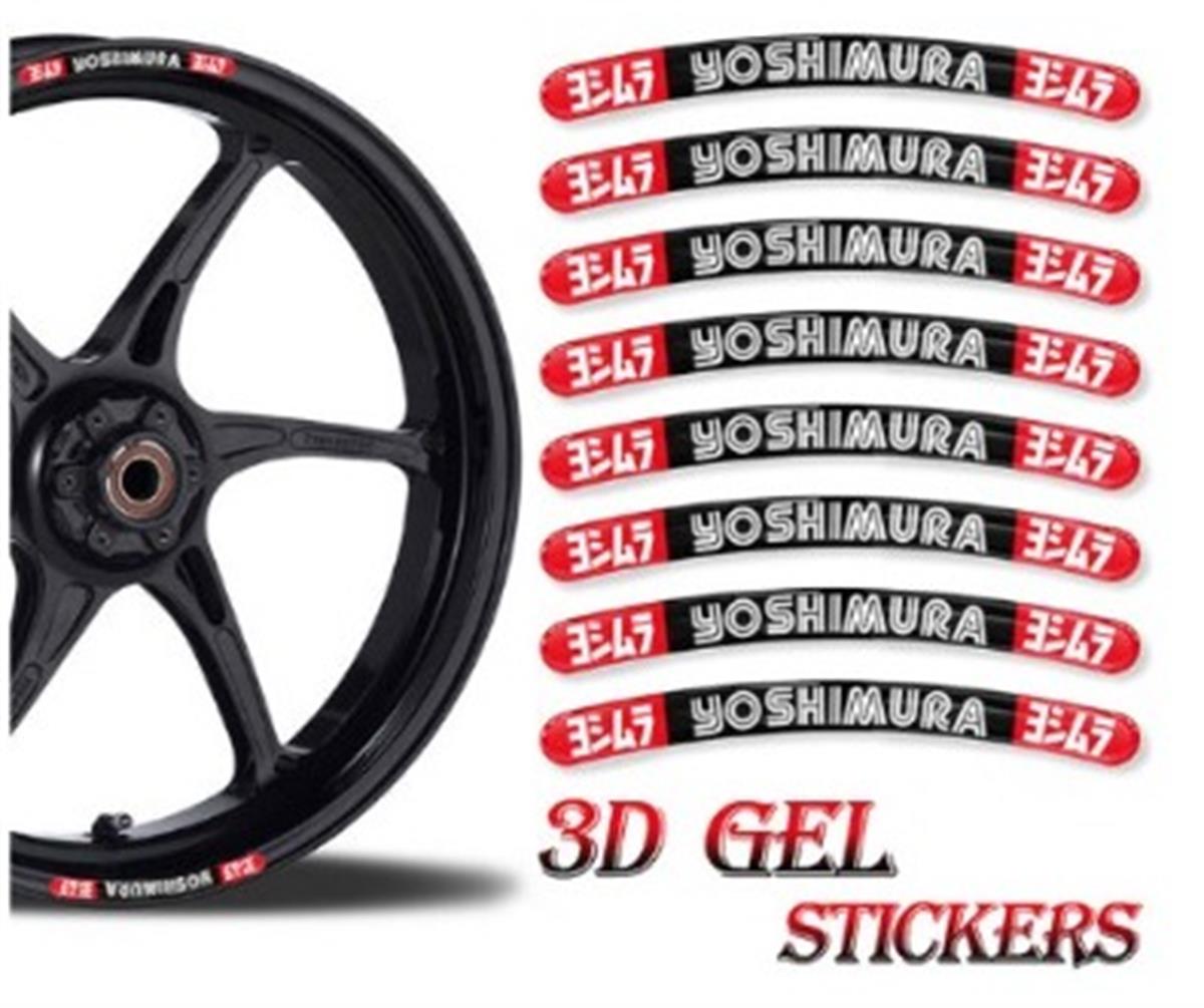 Yoshimura Jant Dışı yazı Sticker Etiket Model