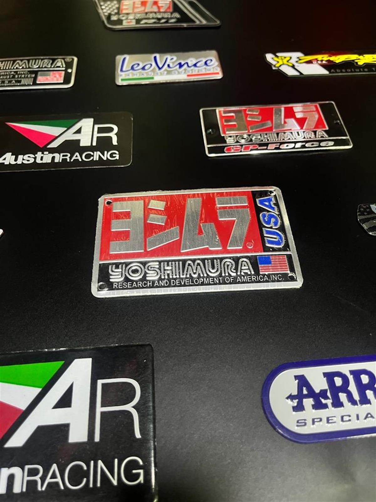 Yoshimura Usa Egzoz Stickeri Yanmaz Metal Sticker Etiket Model