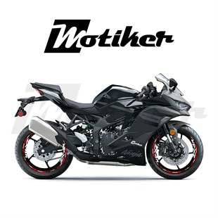 Kawasaki ZX4R Jant İç Yazılı Takım Sticker Etiket Modeli