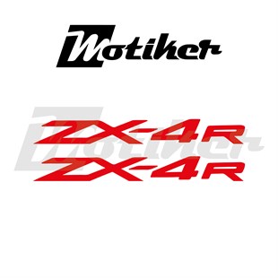 Kawasaki ZX4R Yazı Logo Sticker Etiket Modeli