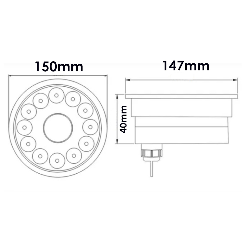  Led Havuz Aydınlatma 