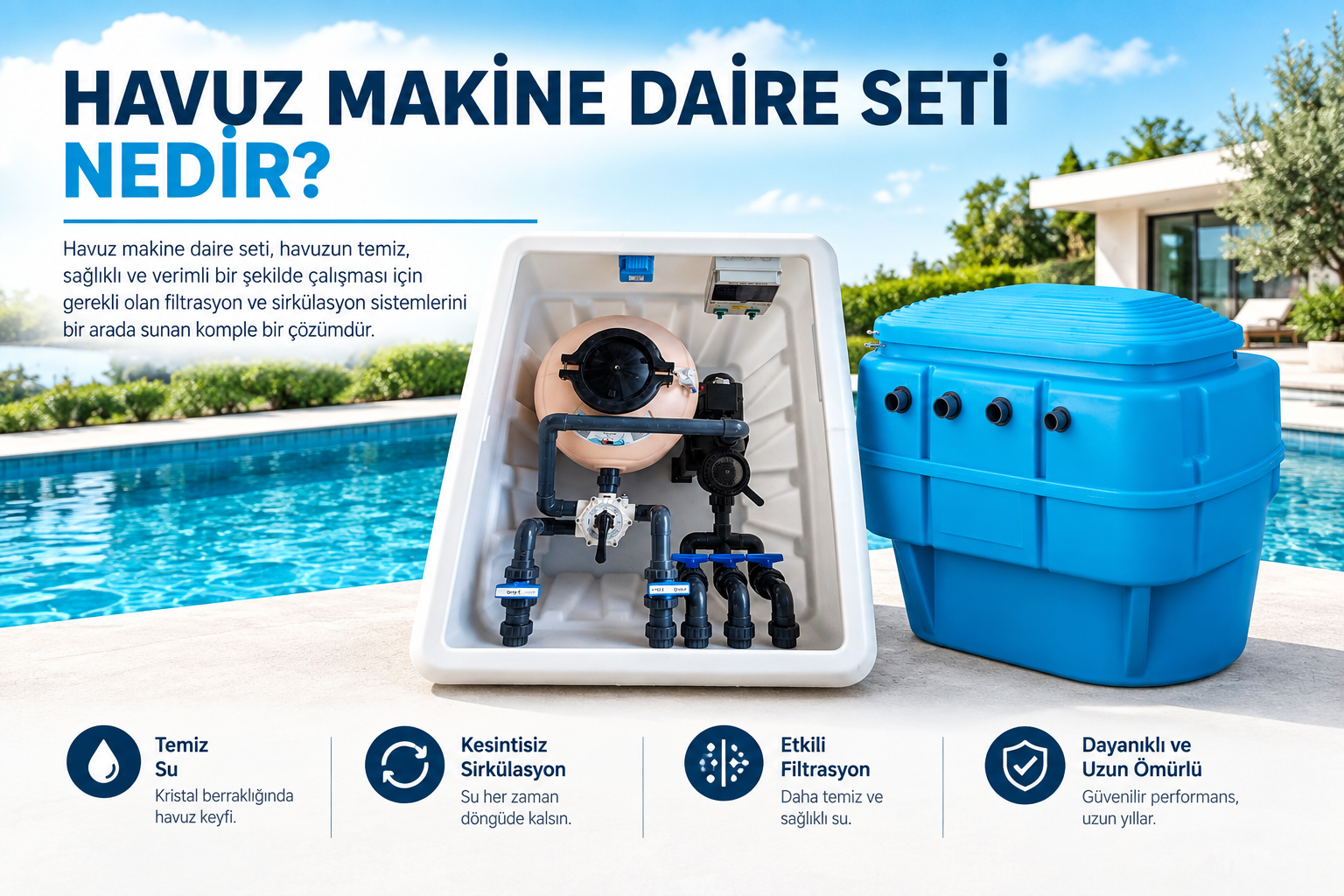 Havuz Makine Dairesi Seti Nedir? İçeriği ve Kurulum Rehberi