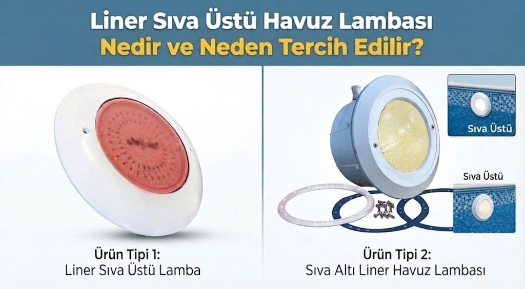 Liner Sıva Üstü Havuz Lambası Nedir ve Neden Tercih Edilir?
